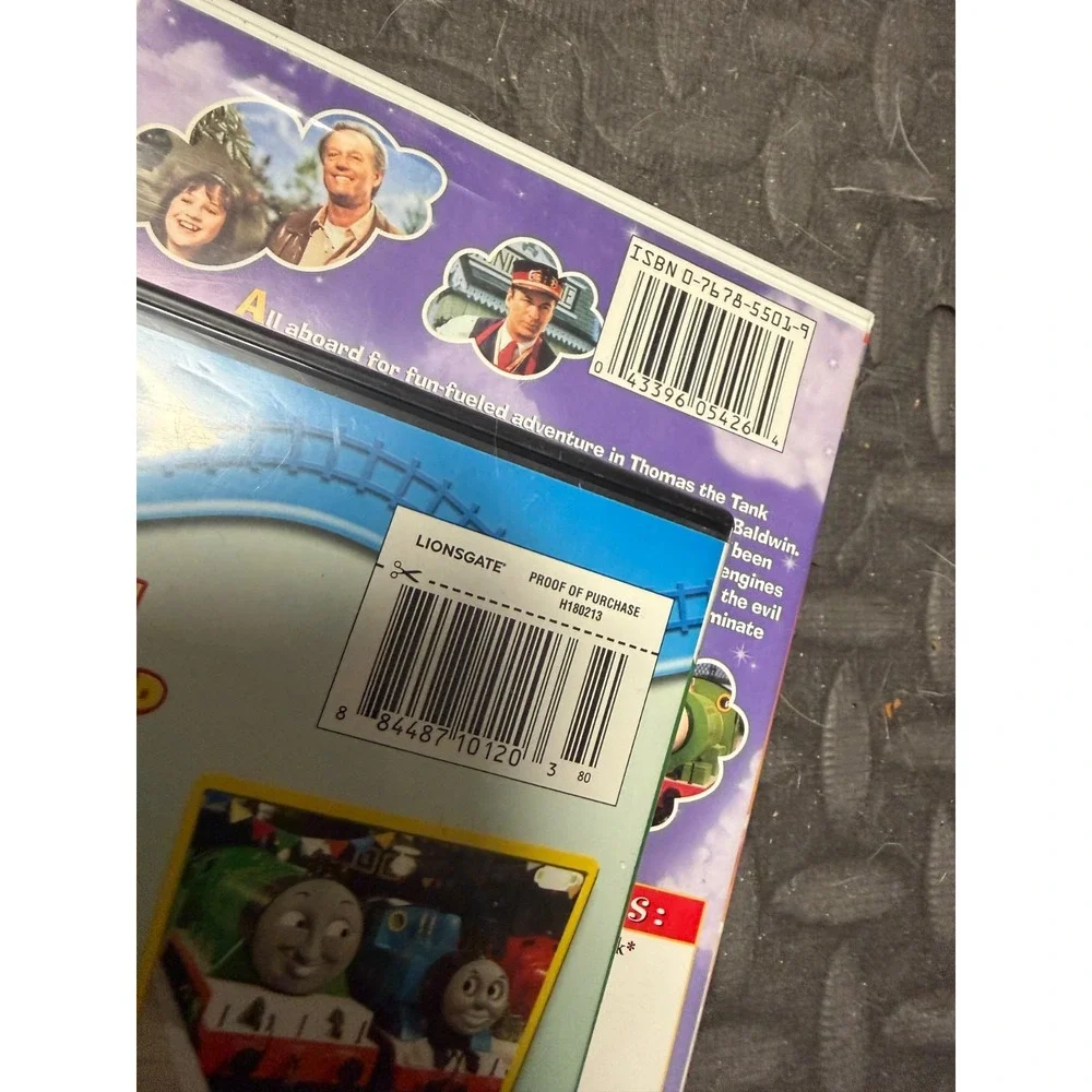 Thomas and Friends Lot of 2 DVD Video Railroad Tank Engine Magic Toys movie gift